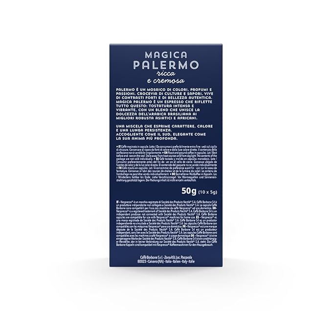 Caffè Borbone Magica Palermo Aluminum Capsules Compatible