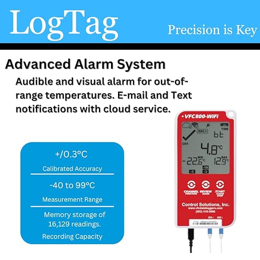 Control Solutions VFC800 Temperature Data Logger