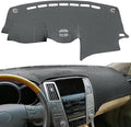 Dash Cover Mat Custom Fit for 2004-2006 Lexus RX330,2007-2009 RX350, 2006-2008 RX400h, Dashboard Cover Pad Carpet Protector with Dash Speaker (Dark Gray)