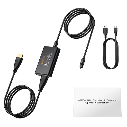 Neoteck ARC/eARC Audio Extractor, HDMI ACR Audio to Optical Extractor