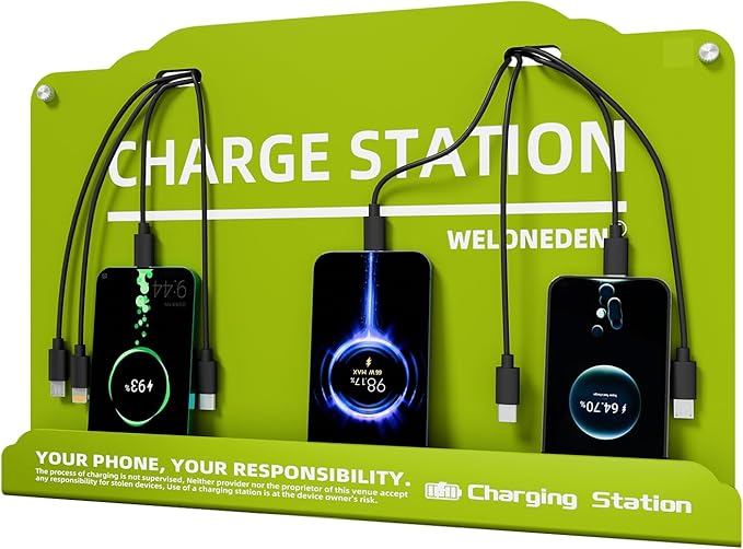 Wall Mounted Cell Phone Charging Station Mobile Phone Charging Station | Fast