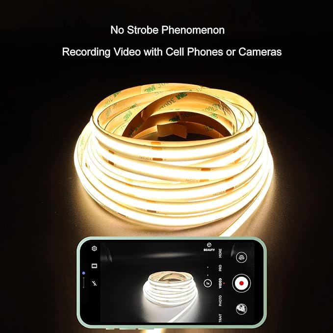 20ft COB LED Strip Lights