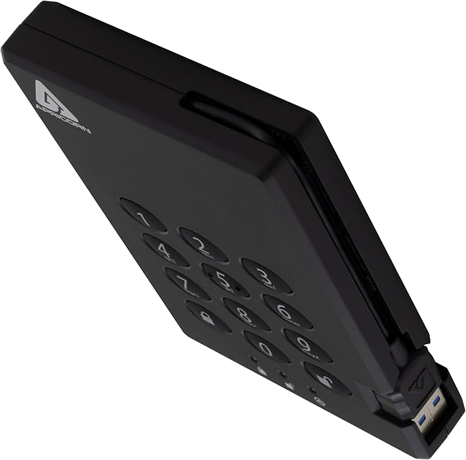 Apricorn Aegis Padlock 3.0 1TB USB 3.0 External Hard Drive