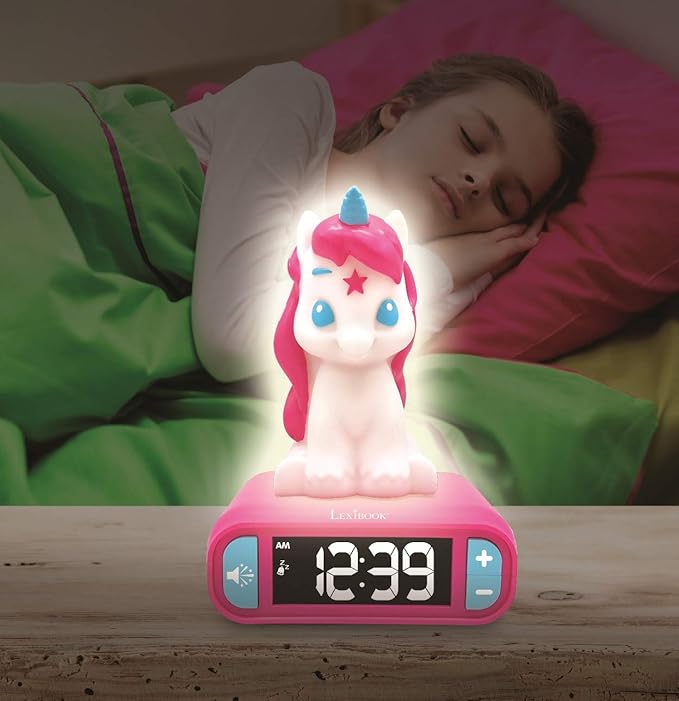 LEXiBOOK - Unicorn Digital Alarm Clock