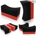 6 Pcs Red Tire Applicator Dressing Shine Sponge Set,Double-Sided Car Tire Dressing Applicator Pads, Color Polishing Sponge for Car Glass, Painted Steel & Porcelain