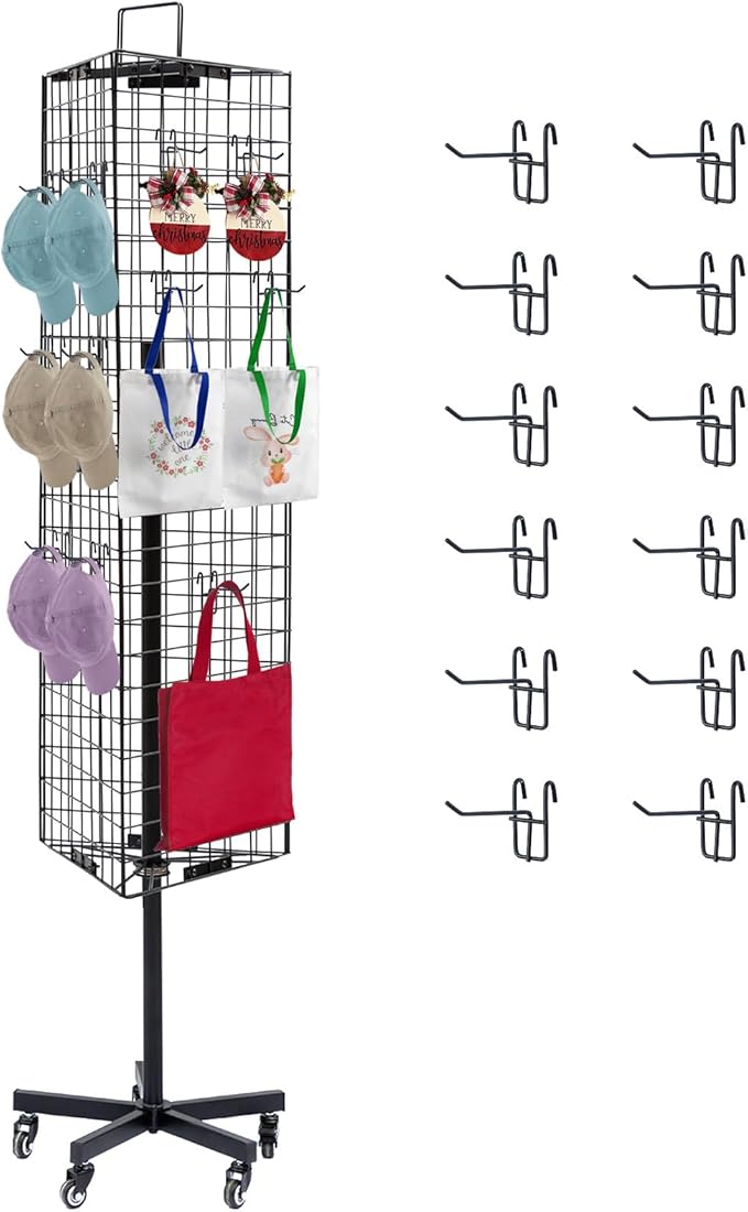 NectaCol Triangular Gridwall Panel Display Stand