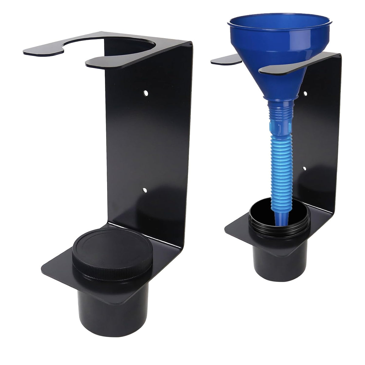 Oil Funnel Holder Storage Rack Funnel Buddy Storage Wall Mount Fluid Holder