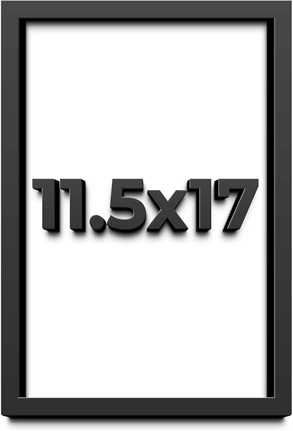 11.5x17 Black Shadow Box Frame