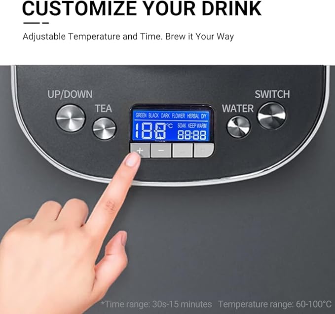 Joydeem Hot Tea Maker, Glass Electric Kettle