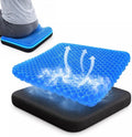 Gel Seat Cushion – Ergonomic Comfort for Office, Car, Travel & Pregnancy | Back Pain, Coccyx, Supports Spine, Breathable & Cooling for Summer | Designed for Chairs & Long Sitting