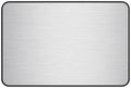 Brushed Metal Texture Desk Mat - Extended Mouse Pad & Desk Pad, Neoprene Surface, Non-Slip Rubber Base, Stitched Edges, Desk Protector for Keyboard & Mouse (Silver, 12x18)