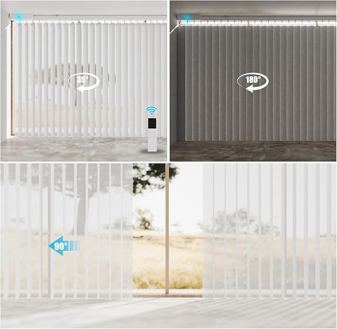 Blindify Motorized Sheer Vertical Blinds