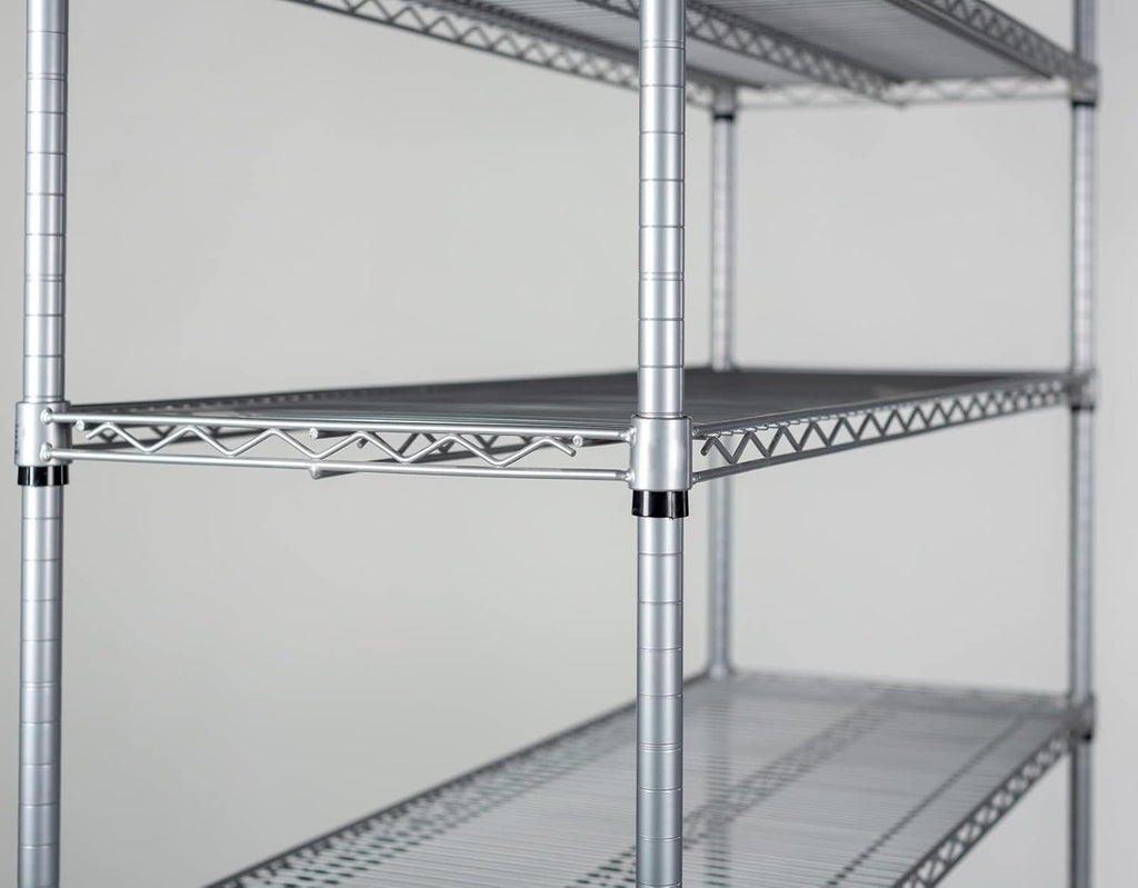 Omega 21" Deep x 24" Wide x 36" High 3 Tier Gray Starter Shelving Unit