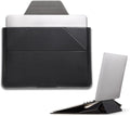 MOFT Laptop Carry Sleeve, 2-in-1 Laptop Bag & Stand for 13" MacBook Air/Pro & Dell/HP/Lenovo/Asus, Stylish Slim Computer Sleeve Bag with Expandable Storage for Computer Accessories, Night Black