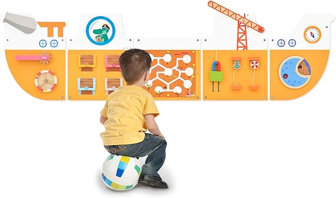 Monläurd® Wooden Ship Activity Wall Panel