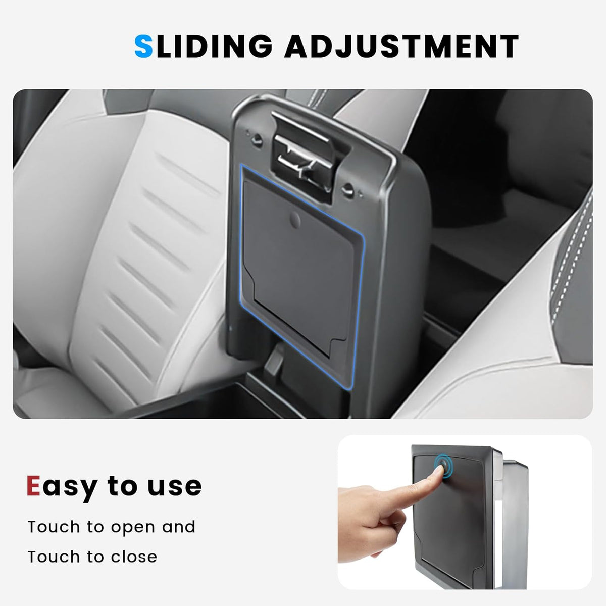 3PCS Center Console Organizer Compatible with 2024 2025 Toyota Tacoma Hidden Storage Tray Armrest Storage Tray Glove Box Compartment Insert Divider Interior Accessories