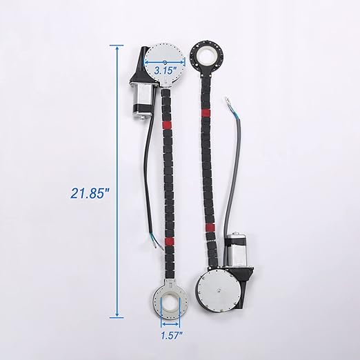 JDMSPEED New Universal Electric Power Window Lift Regulator Conversion Kit