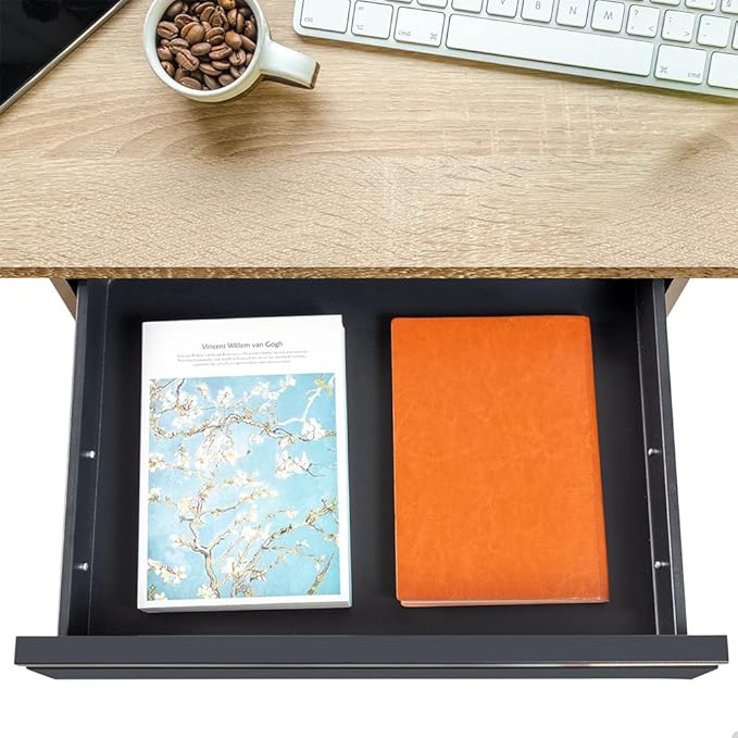 1 Pack Under Desk Drawer 18", Pull-out Storage Organizer