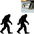 2Pcs Compatible with Bigfoot Rearview Mirror Sticker Waterproof Vinyl Decal | Compatible with Sasquatch Car Accessories, Cute "Moo-tivational" Auto Decals Decor, Gifts for Women Men Animal Lovers