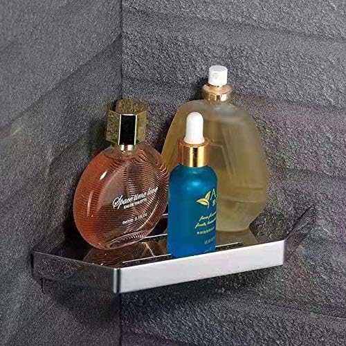 Lavatory Bathroom Corner 304 Stainless Steel Shelf Wall Mount Triangular, Soap Holder,Polished