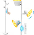 Pesken White 42W Tree Floor Lamp, Super Bright LED Standing Lamp