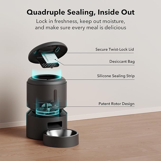 PETLIBRO Automatic Cat Feeder, 5G WiFi Pet Feeder