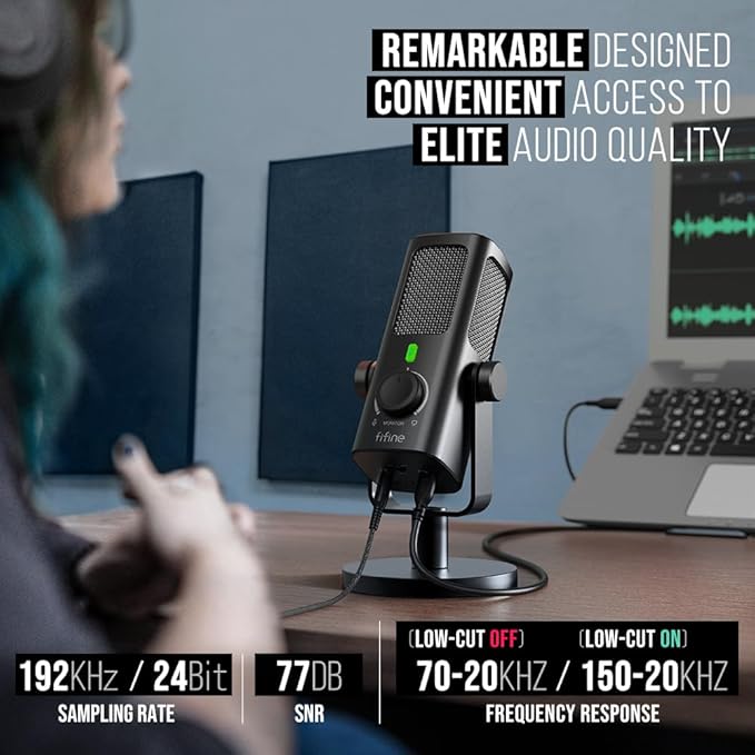 FIFINE USB-Podcast-Condenser-Microphone