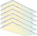 2X4 Led Flat Panel Light,0-10V Dimmable,3000K/4000K/5000K, 30W/40W/50W, Drop Ceiling Light for Mall, Officerom, Garage