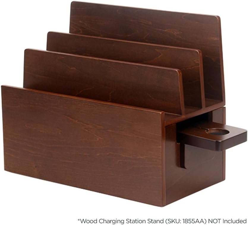 Compatible Apple Watch Stand Adapter for use with MobileVision Wood Charging Stations and Multi-Device Organizers