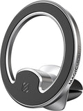 Scosche MagicMount MEMSV Elite2 Magnetic Phone Mount for Car Vent, MagSafe Phone Holder with 360° Adjustable Magnet Head, Cell Phone Stand Compatible with iPhone 16/15/14/13/12 & MagSafe Case, Silver