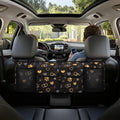 Hanging Car Trunk Organizer, Car Back Seat Storage with 4 Pockets Universal Detachable Car Accessories for SUV Hatchback Crossover Minivan (Dog Paw Print Love Heart Design)