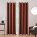 KOUFALL Warm Terracotta Curtains