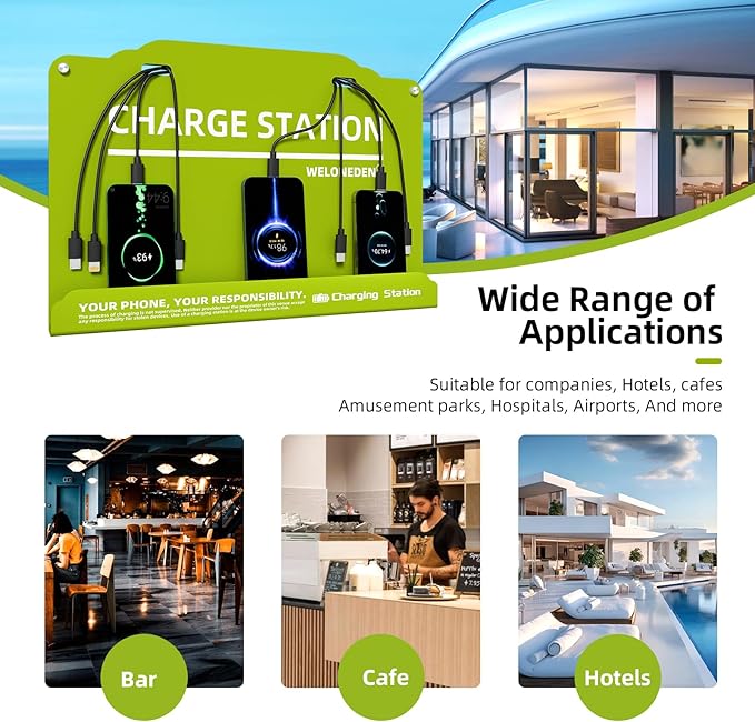 Wall Mounted Cell Phone Charging Station Mobile Phone Charging Station | Fast