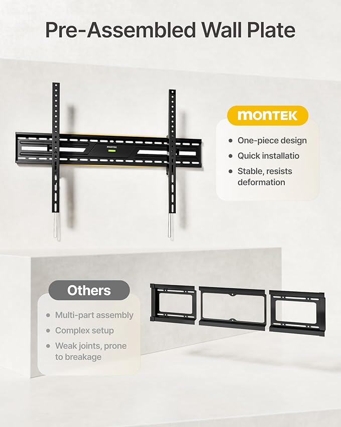 monTEK 15°Full Tilting TV Wall Mount