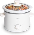 COOK WITH COLOR 2QT Mini Electric Round Slow Cooker
