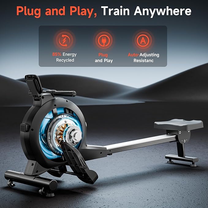 Rowing Machine, Wenoker Magnetic Rower Machine