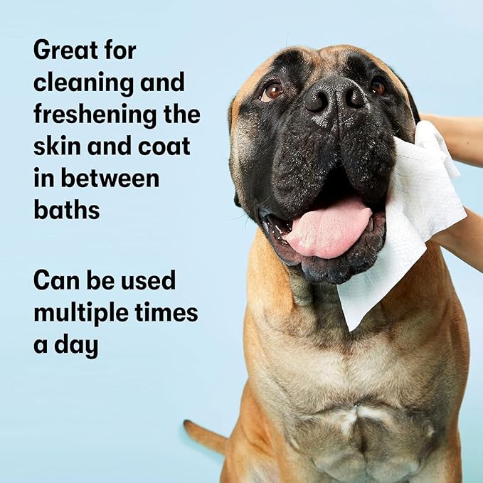 DOG by Dr Lisa - Dog Wipes - Plant-Based, Natural Bathing Wipes for Dogs - Made from 100% Compostable Bamboo - Vet-Created - Vegan, Non-Toxic - 480 Count…