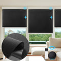 ZSTARR Motorized Smart Blind for Window, Automatic Blackout Roller Shade