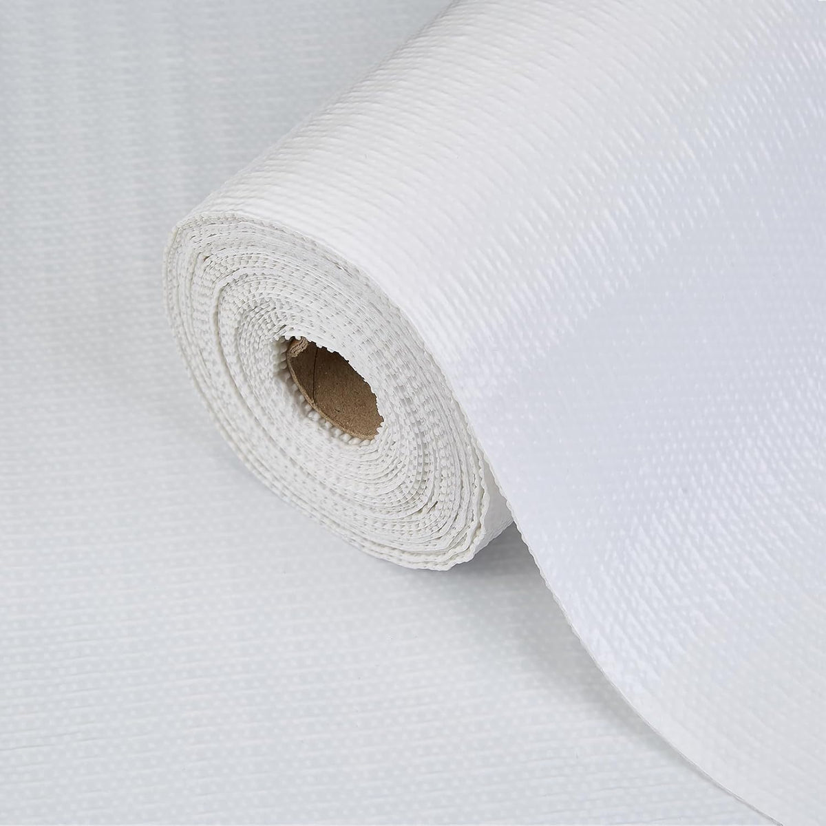 Drawer Shelf Liner for Kitchen Cabinets, Non Adhesive Slip Resistant Shelf Paper Easy to Clean, Strong Grip Thickened Waterproof Washable Mats for Pantry Shelves Cupboard Dresser, White, 17.5in x 30FT