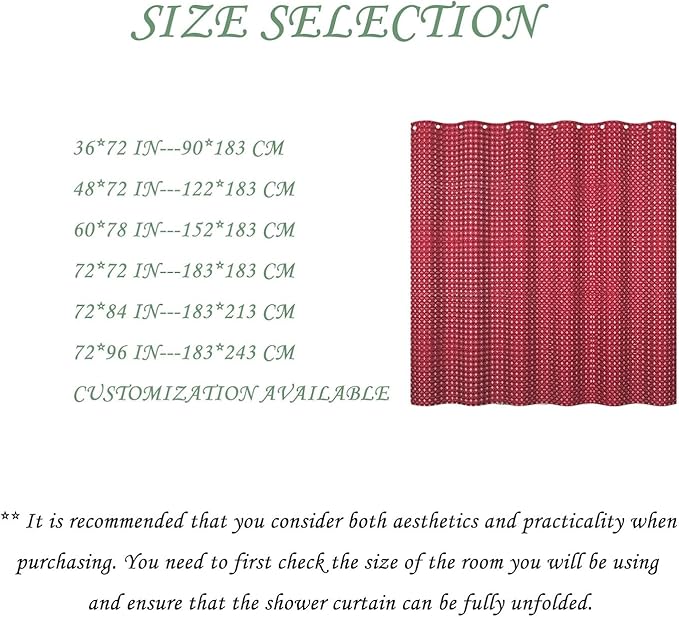 ggaimwf 72x78 Inch Solid Color Shower Curtain for Bathroom Waffle Bath Water Resistant Fabric Curtains Burgundy Modern Thick Shower Stall Curtain with Metal Hooks