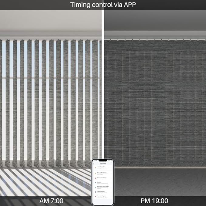 Blindify Motorized Vertical Blinds Compatible