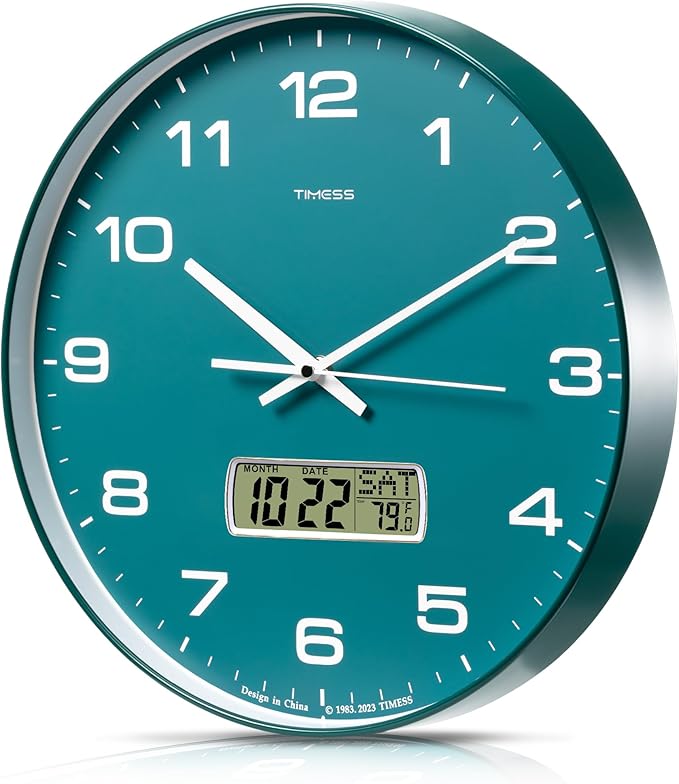 TIMESS Wall Clock, Ideal Modern Home, Office Decor