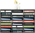 Mail Sorter Organizer, 27 Compartments Mailbox for Classroom, Desktop File Organizer with Adjustable Shelves, for Office Home Classroom, Black