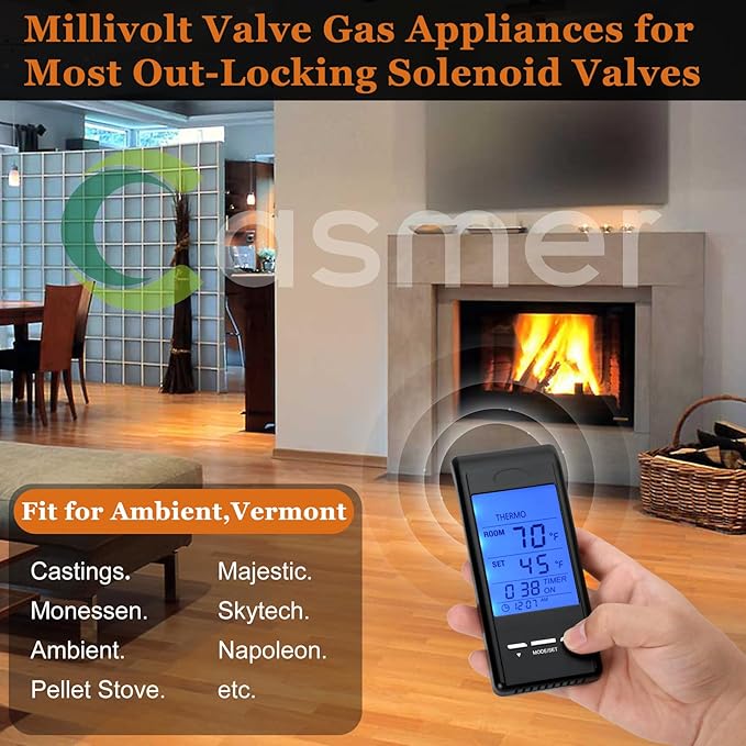 Universal Smart Fireplace Remote Control, Fit