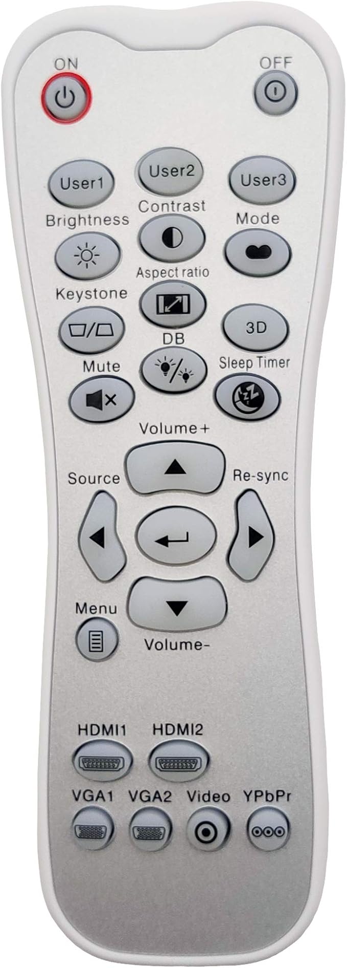 INTECHING BR-3003B Projector Remote Control