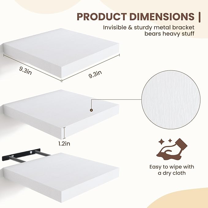 Fun Memories Floating Shelves for Wall