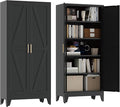 71" Tall Pantry Cabinet, Kitchen Pantry Storage Cabinets