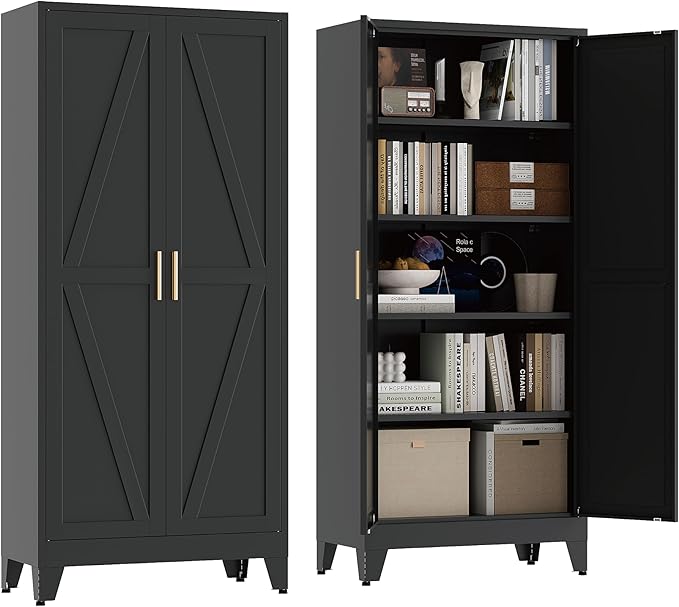 71" Tall Pantry Cabinet, Kitchen Pantry Storage Cabinets