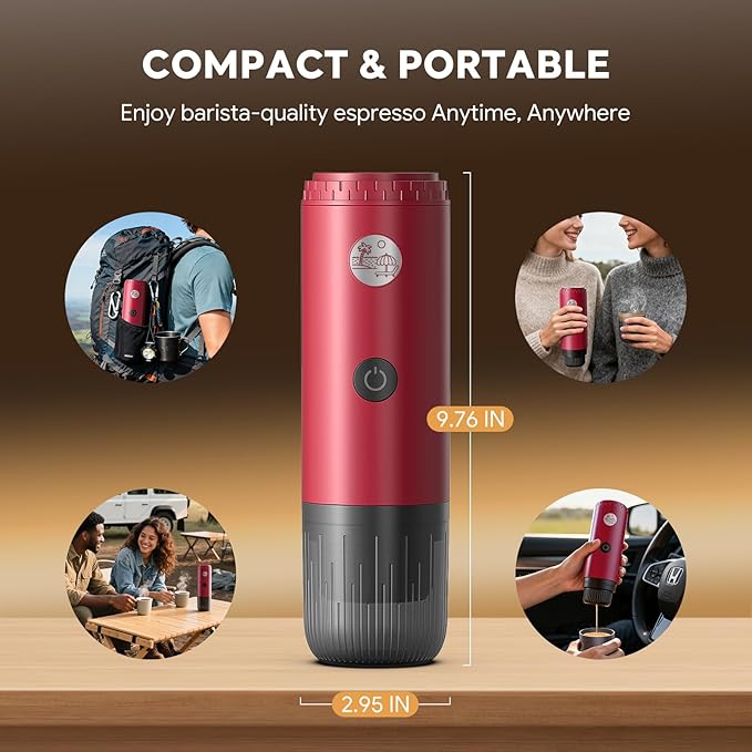 Portable Espresso Machine, Travel Coffee Maker