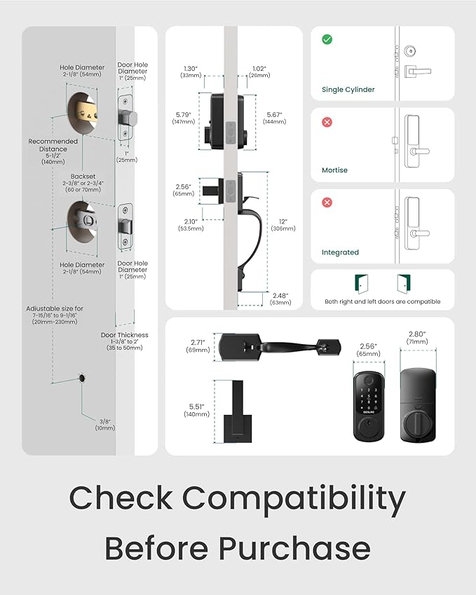 DESLOC B200 Keyless Entry Door Lock